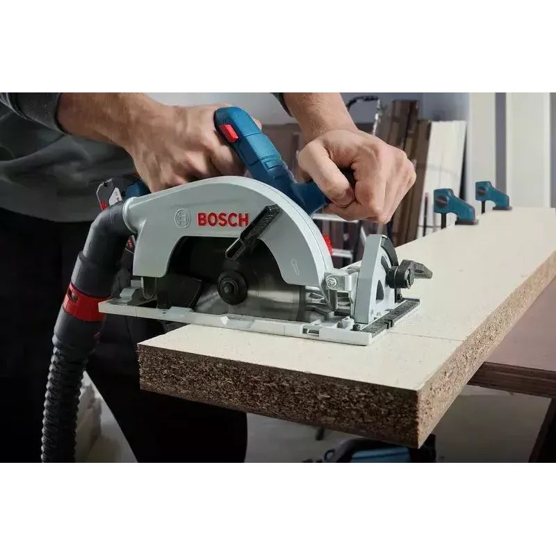 Bosch GKS 185-LI 16.5 cm belaidis diskinis pjūklas, juoda, mėlyna, pilka, 5000 RPM