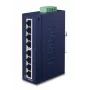 PLANET ISW-801T pramoninis 8 prievadų Fast Ethernet komutatorius, IP30, plonas korpusas