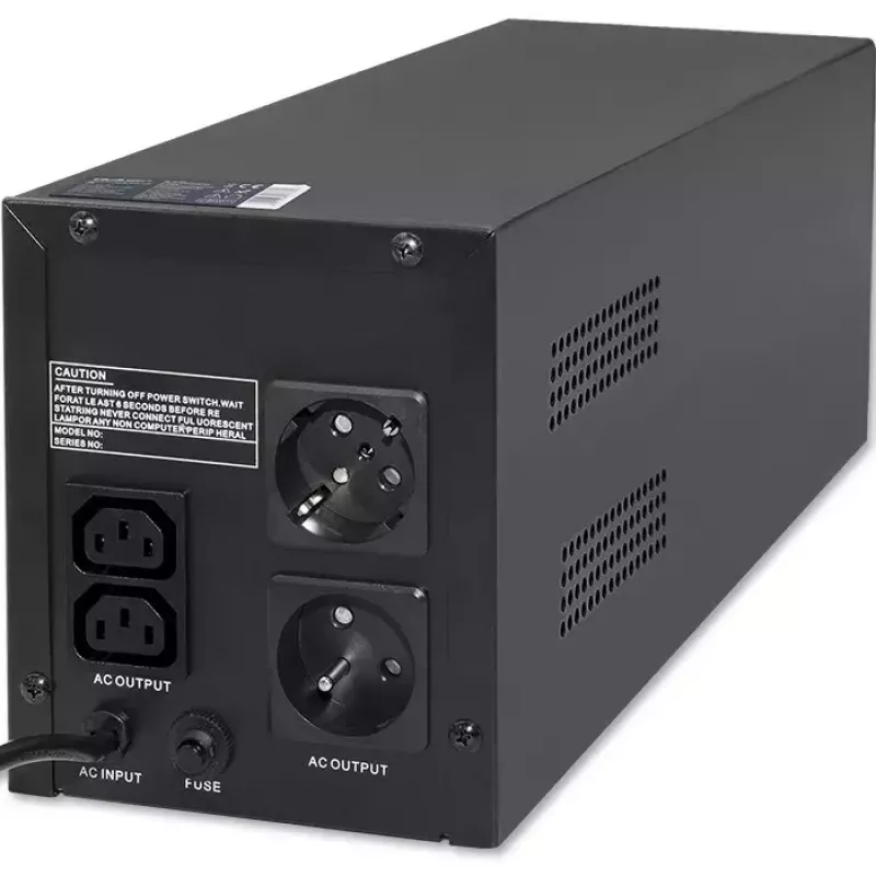 Qoltec UPS 53776 Line-Interactive 1.5 kVA 900 W 4 AC lizdai