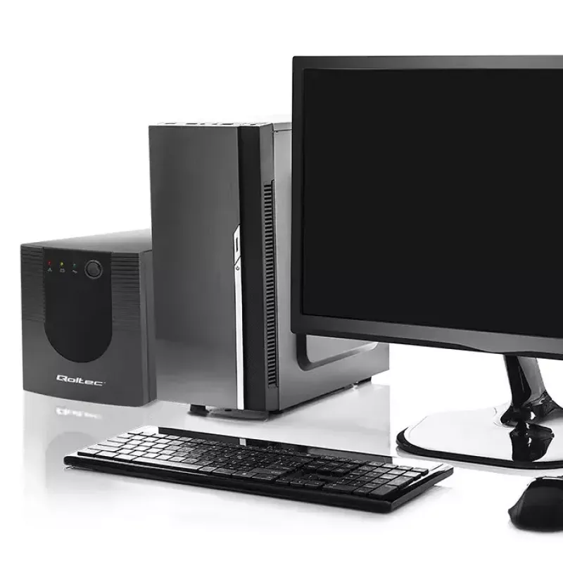 Qoltec UPS 53776 Line-Interactive 1.5 kVA 900 W 4 AC lizdai