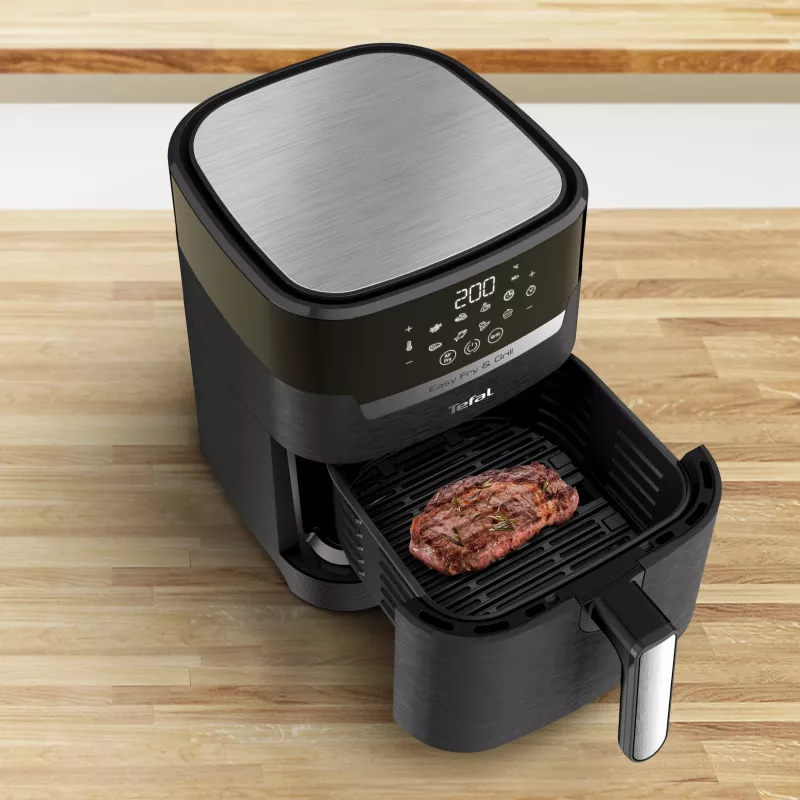 Tefal Easy Fry & Grill EY5058 karšto oro gruzdintuvė, 4,2 L, 1550 W, juoda