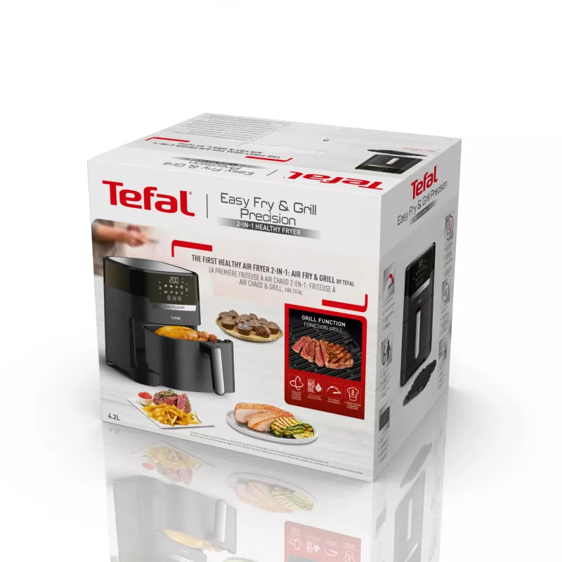 Tefal Easy Fry & Grill EY5058 karšto oro gruzdintuvė, 4,2 L, 1550 W, juoda