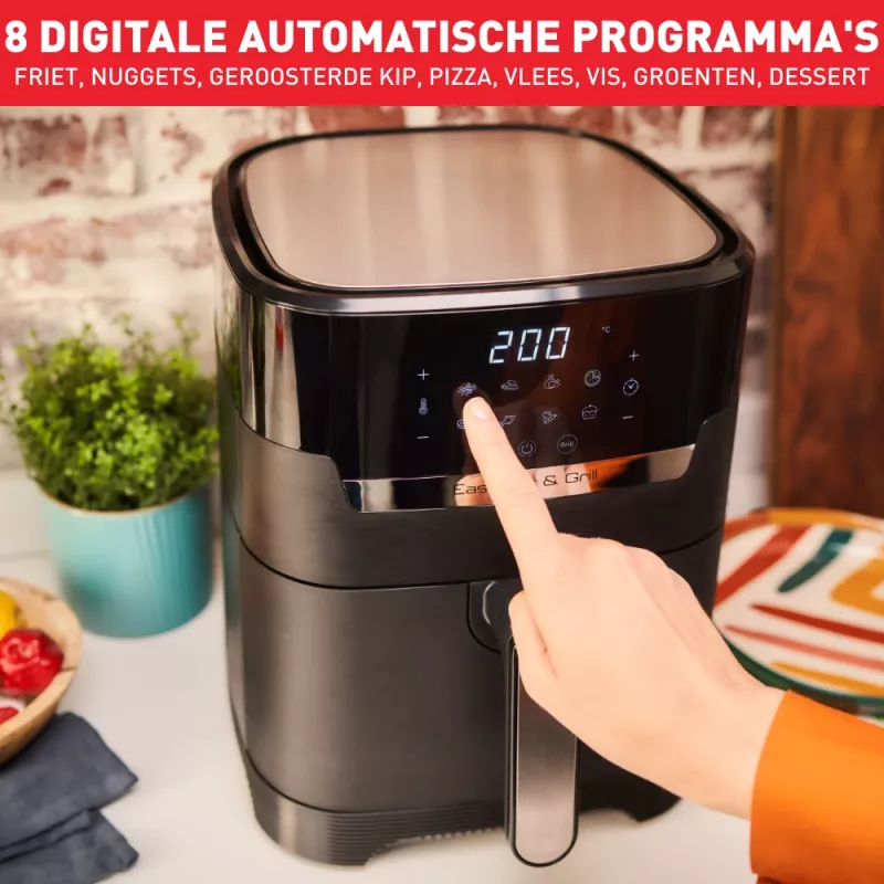 Tefal Easy Fry & Grill EY5058 karšto oro gruzdintuvė, 4,2 L, 1550 W, juoda