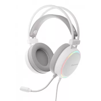 GENESIS NSG-2308 ausinės / headset, laidinės, ant galvos, žaidimams, USB Type-A, balta