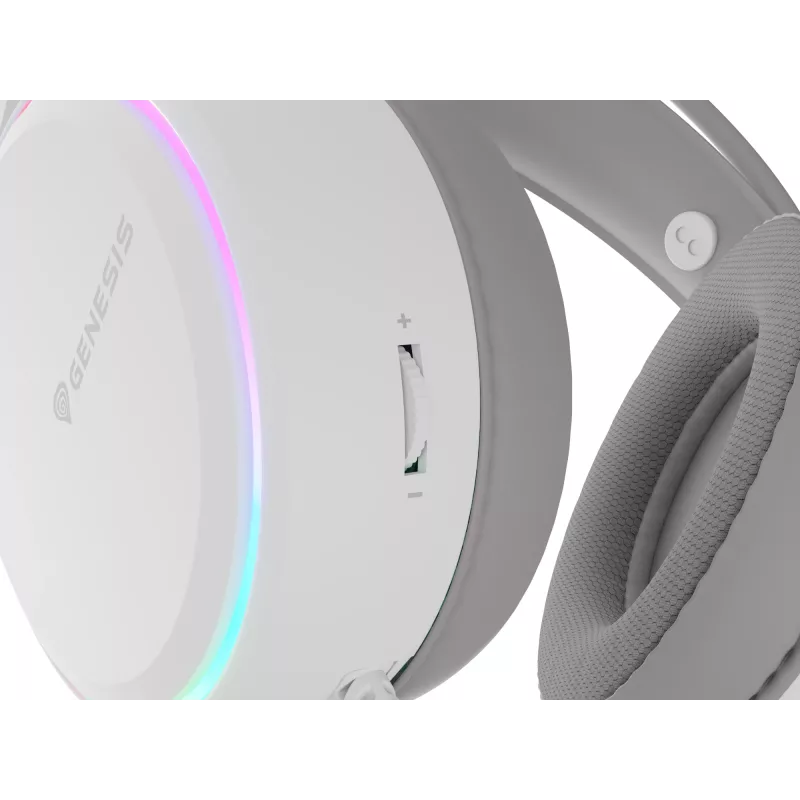 GENESIS NSG-2308 ausinės / headset, laidinės, ant galvos, žaidimams, USB Type-A, balta