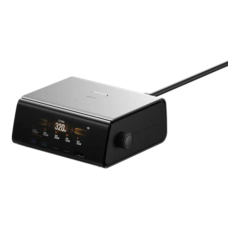Įkroviklis EcoFlow EF-STATION320W-EU 320W stalinė įkrovimo stotelė nešiojamiesiems įrenginiams