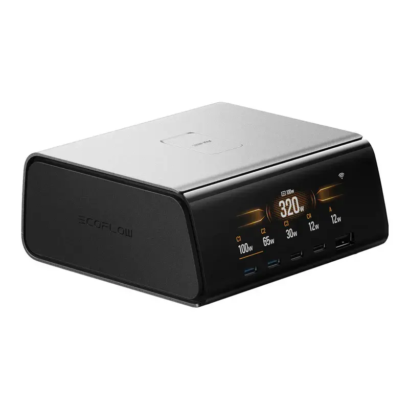 Įkroviklis EcoFlow EF-STATION320W-EU 320W stalinė įkrovimo stotelė nešiojamiesiems įrenginiams
