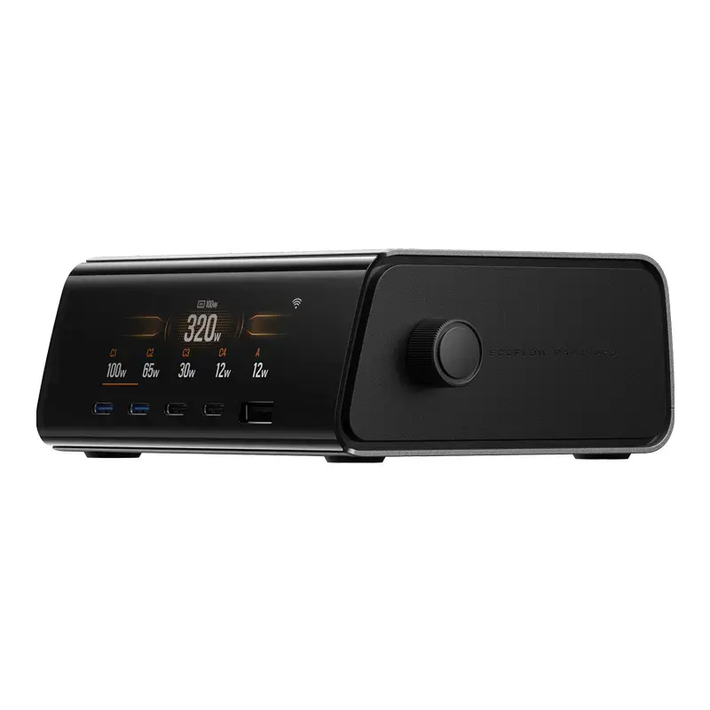 Įkroviklis EcoFlow EF-STATION320W-EU 320W stalinė įkrovimo stotelė nešiojamiesiems įrenginiams