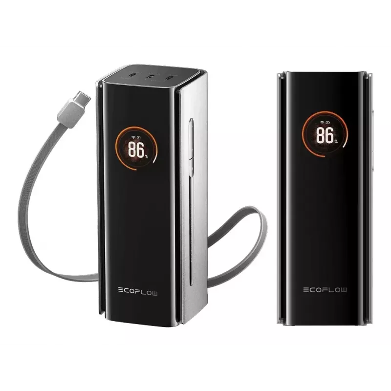 Power bankas „EcoFlow RAPID Pro“ 20000 mAh Ličio 230 W, 3× USB-C, juodas