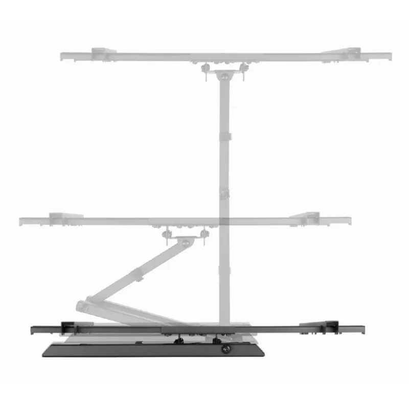 Gembird WM-80ST-05 reguliuojamas televizoriaus laikiklis prie sienos, 37–80 colių, ne daugiau kaip 50 kg