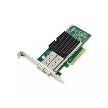 DIGITUS DN-10162 Dviejų prievadų 10G SFP+ PCIe tinklo plokštė su Intel JL82599ES mikroschemų rinkiniu