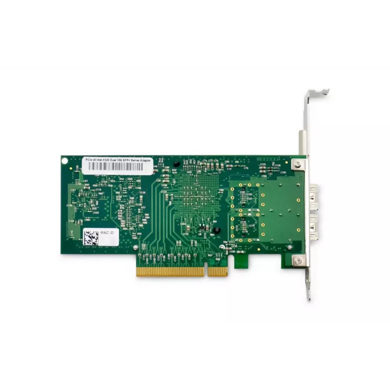 DIGITUS DN-10162 Dviejų prievadų 10G SFP+ PCIe tinklo plokštė su Intel JL82599ES mikroschemų rinkiniu
