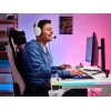 Žaidimų stalas Trust GXT 709W LUMINUS Baltas