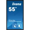 iiyama TF5539AS-B1AG ženklinimo ekranas Kiosko dizainas 138,7 cm (54,6 colio) LED 435 cd/m² 4K Ultra HD juodas Liečiamas ekranas Įmontuotas procesorius Android 11 24/7