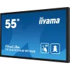 iiyama TF5539AS-B1AG ženklinimo ekranas Kiosko dizainas 138,7 cm (54,6 colio) LED 435 cd/m² 4K Ultra HD juodas Liečiamas ekranas Įmontuotas procesorius Android 11 24/7