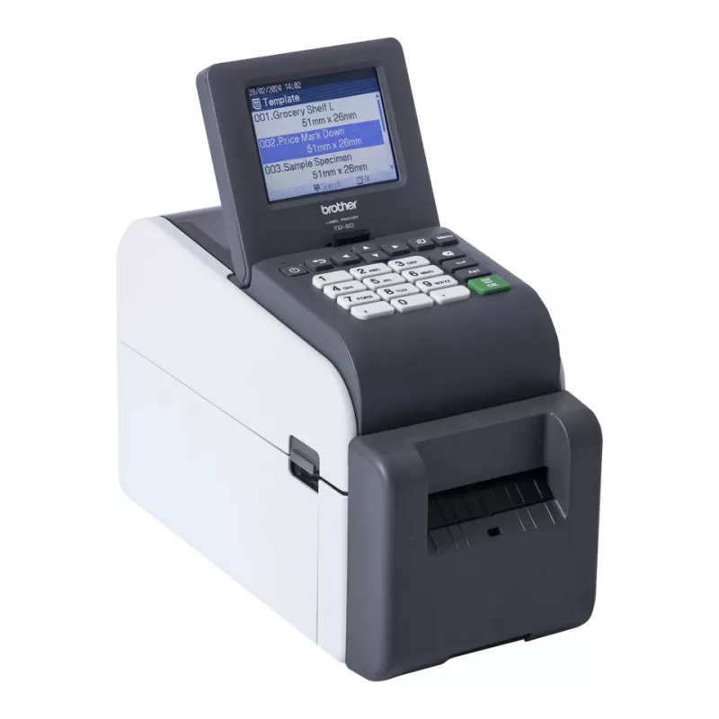 Etikečių spausdintuvas Brother TD-2320DSA203, tiesioginis terminis, 203 x 203 DPI, 152 mm/s, laidinis Ethernet LAN