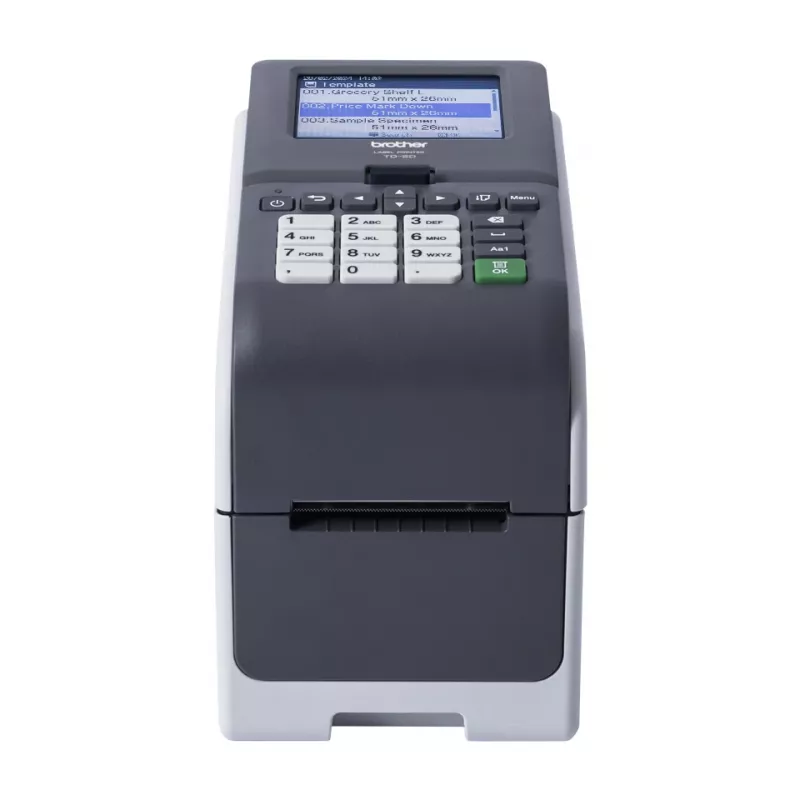 Etikečių spausdintuvas Brother TD-2320DSA203, tiesioginis terminis, 203 x 203 DPI, 152 mm/s, laidinis Ethernet LAN