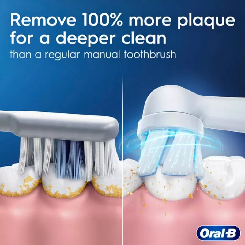 BRAUN Oral-B iO Series 2 Green dantų šepetėlis įkraunamas su kelioniniu dėklu