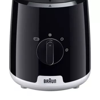 Braun JB1051BK PowerBlend 1 trintuvas su stikliniu ąsočiu, 600 W, 1,25 l, juodas