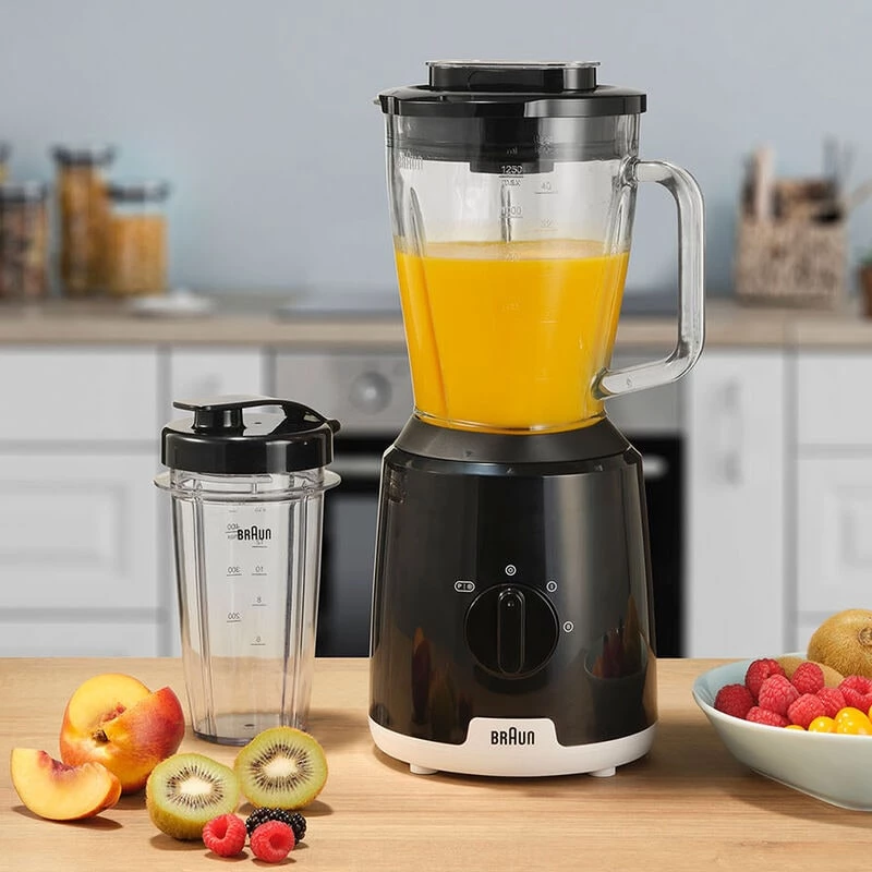 Braun JB1051 1.25 L Stalo blenderis 600 W Juodas