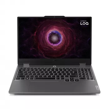 Nešiojamas kompiuteris Lenovo LOQ 15ARP9 — 15.6 colio FHD 144Hz, AMD Ryzen 5 7235HS, 16GB DDR5, 512GB NVMe SSD, NVIDIA GeForce RTX 4050, Luna Grey