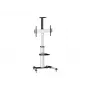 Equip 650602 37-70 inch 90° Rotate vieno ekrano LFD vežimėlis, 50 kg, 94 cm (37 inch), 177,8 cm (70 inch), 200 x 200 mm, 600 x 400 mm, -12 - 5°