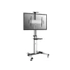 Equip 650602 LFD ekrano vežimėlis 37–70 colių (94–177,8 cm), pasukimas 90°, maks. VESA 600 x 400 mm, 50 kg, aliuminis, juodas, baltas