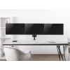 Equip trijų monitorių laikiklis stalviršiui 17-27 colių, spaustuvinis, 21 kg, 75x75 mm, 100x100 mm, aukščio reguliavimas, juodas