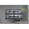 Equip 17-32 colių keturių monitorių stovas ant stalo su sukimo mechanizmu