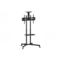 Equip Economy daugiafunkcis televizoriaus stovas, 50 kg, 94 cm (37 col.), 177,8 cm (70 col.), 600 x 400 mm, aukščio reguliavimas, juodas