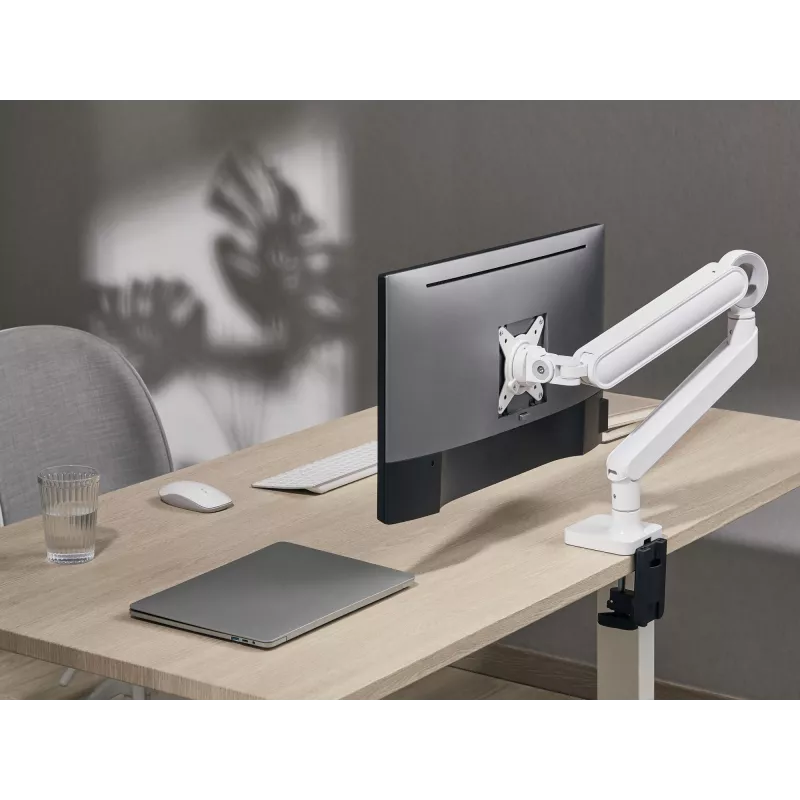 Equip 650185 Premium monitorinis laikiklis stalviršiui, 17–35 colių, baltas