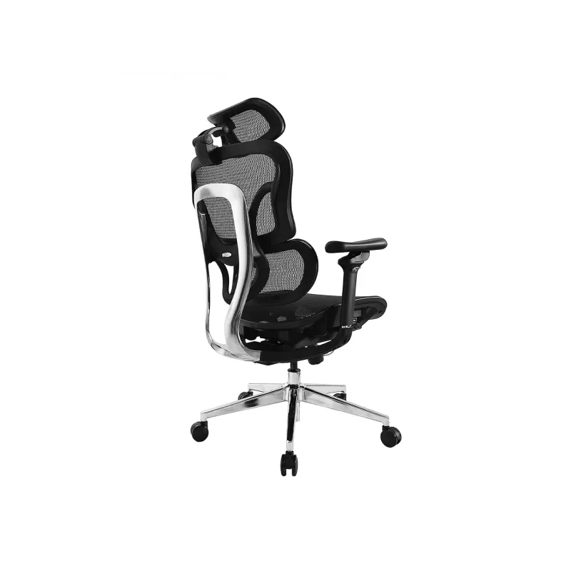 Equip ergonomiškas premium biuro kėdė su galvos atrama ir porankiais, juoda