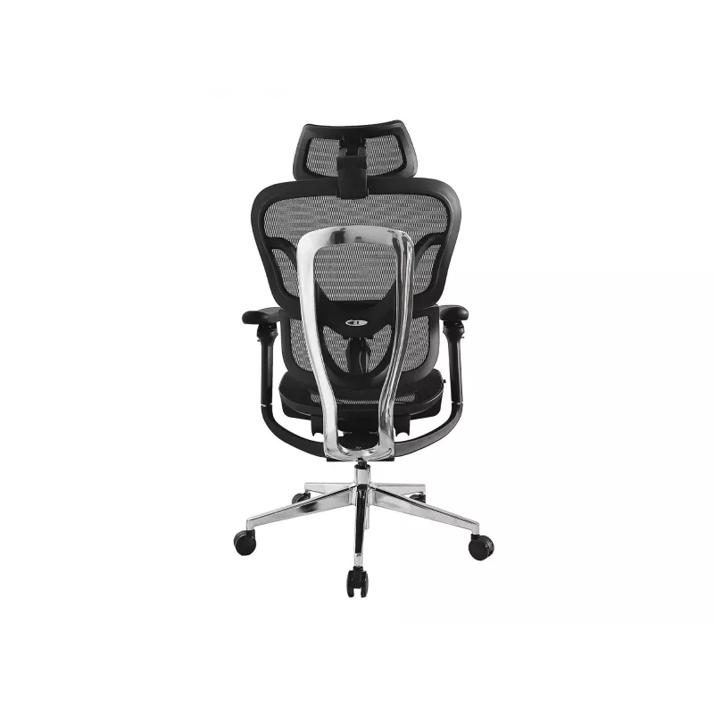 Equip ergonomiškas premium biuro kėdė su galvos atrama ir porankiais, juoda