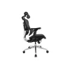 Equip ergonomiškas premium biuro kėdė su galvos atrama ir porankiais, juoda