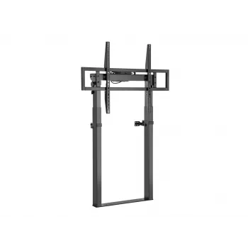Equip fiksuotas motorizuotas sieninis laikiklis televizoriams 55-100 colių, 139,7 cm (55 inch), 2,54 m (100 inch), 200 x 200 mm, 800 x 600 mm, aliuminis, plastikas, nerūdijantis plienas, juoda