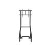 Equip 37-80 colių sunkiasvoris televizoriaus vežimėlis, 94 cm (37 inch), 2,03 m (80 inch), 200 x 200 mm, 600 x 400 mm, aliuminis, plastikas, nerūdijantis plienas, juoda