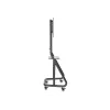 Equip 37-80 colių sunkiasvoris televizoriaus vežimėlis, 94 cm (37 inch), 2,03 m (80 inch), 200 x 200 mm, 600 x 400 mm, aliuminis, plastikas, nerūdijantis plienas, juoda