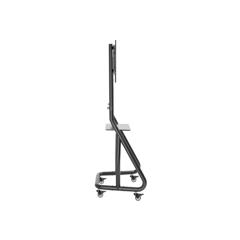 Equip 37-80 colių sunkiasvoris televizoriaus vežimėlis, 94 cm (37 inch), 2,03 m (80 inch), 200 x 200 mm, 600 x 400 mm, aliuminis, plastikas, nerūdijantis plienas, juoda