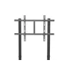 Equip 37-80 colių sunkiasvoris televizoriaus vežimėlis, 94 cm (37 inch), 2,03 m (80 inch), 200 x 200 mm, 600 x 400 mm, aliuminis, plastikas, nerūdijantis plienas, juoda
