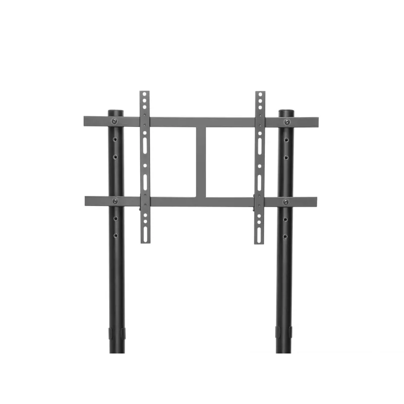 Equip 37-80 colių sunkiasvoris televizoriaus vežimėlis, 94 cm (37 inch), 2,03 m (80 inch), 200 x 200 mm, 600 x 400 mm, aliuminis, plastikas, nerūdijantis plienas, juoda