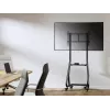 Equip 37-80 colių sunkiasvoris televizoriaus vežimėlis, 94 cm (37 inch), 2,03 m (80 inch), 200 x 200 mm, 600 x 400 mm, aliuminis, plastikas, nerūdijantis plienas, juoda