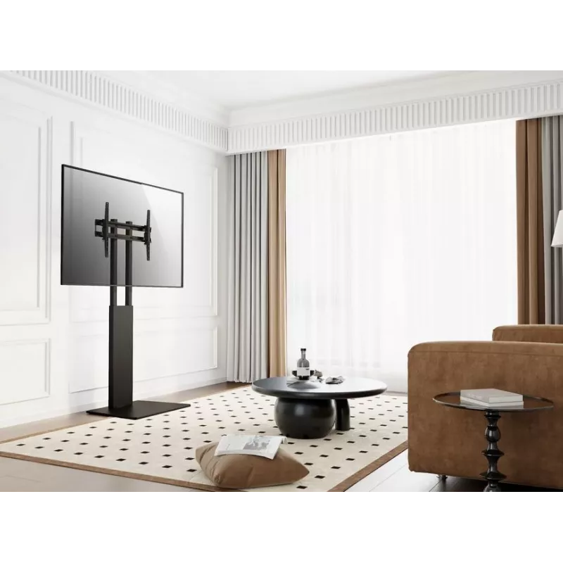 Equip 650615 TV stovas 190,5 cm (75 col.) Juodas
