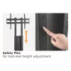 Equip 650615 TV stovas 190,5 cm (75 col.) Juodas