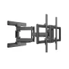 Equip pilno judesio TV laikiklis 43-100 colių, 200x200-800x400 mm, -10-5°, -60-60°, plastikas, nerūdijantis plienas, juodas