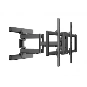 Equip pilno judesio TV laikiklis 43-100 colių, 200x200-800x400 mm, -10-5°, -60-60°, plastikas, nerūdijantis plienas, juodas