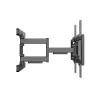Equip pilno judesio TV laikiklis 43-100 colių, 200x200-800x400 mm, -10-5°, -60-60°, plastikas, nerūdijantis plienas, juodas