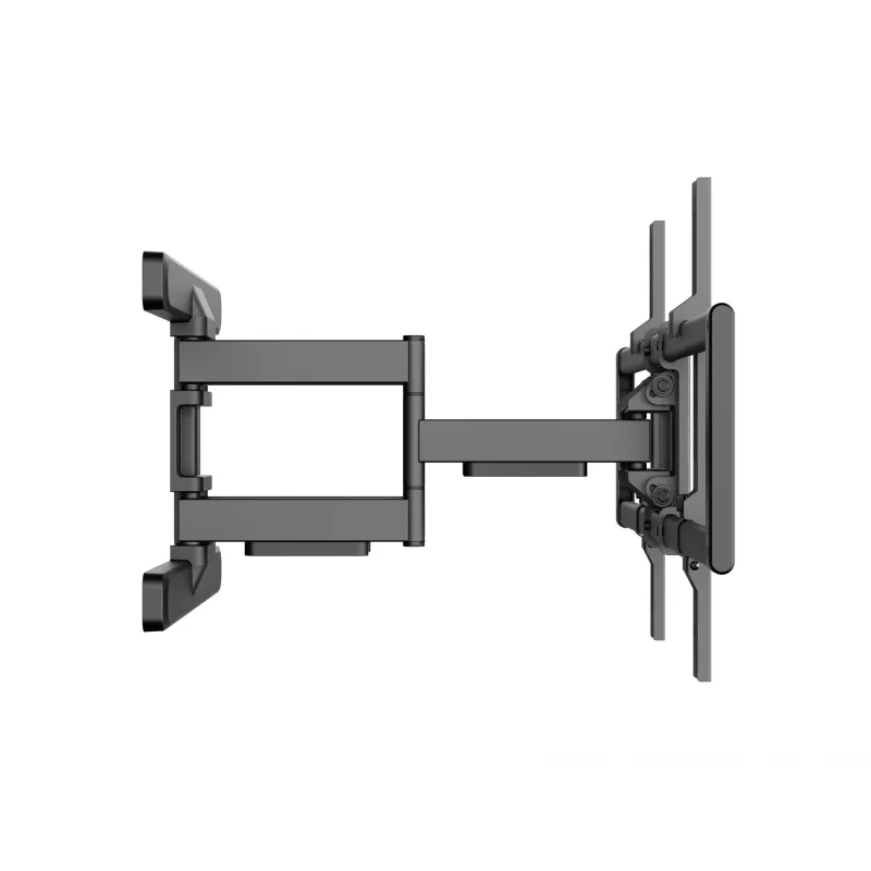 Equip pilno judesio TV laikiklis 43-100 colių, 200x200-800x400 mm, -10-5°, -60-60°, plastikas, nerūdijantis plienas, juodas