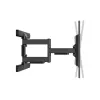 Equip pilno judesio TV laikiklis 43-100 colių, 200x200-800x400 mm, -10-5°, -60-60°, plastikas, nerūdijantis plienas, juodas