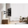 Equip pilno judesio TV laikiklis 43-100 colių, 200x200-800x400 mm, -10-5°, -60-60°, plastikas, nerūdijantis plienas, juodas