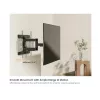 Equip pilno judesio TV laikiklis 43-100 colių, 200x200-800x400 mm, -10-5°, -60-60°, plastikas, nerūdijantis plienas, juodas
